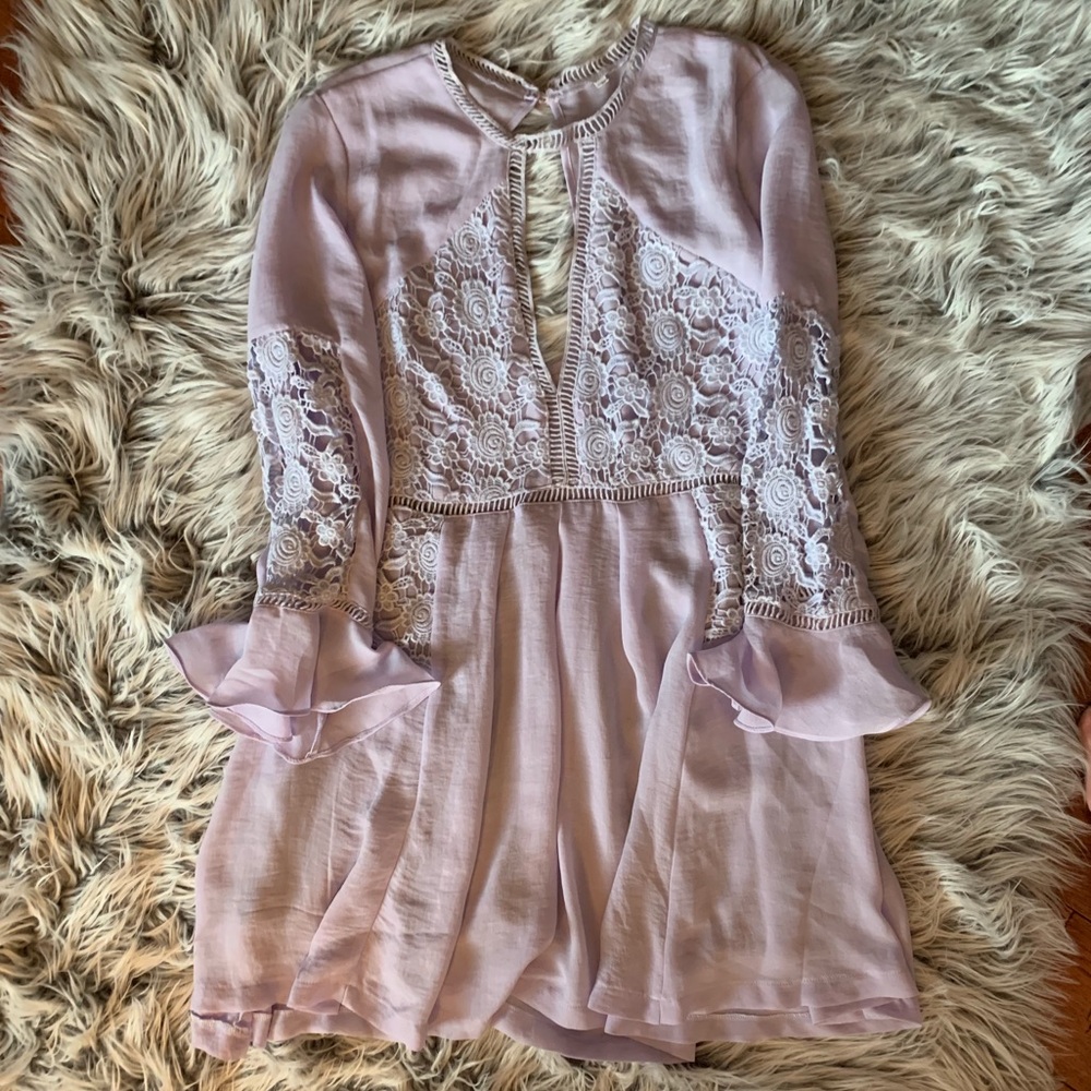 Lavender Babydoll Dress NWOT